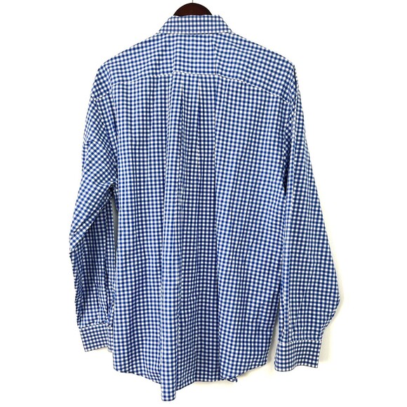 Vineyard Vines Mens Shirt Sz XL Cooper Fit Gingham Blue Check Performance 1134H4 - Picture 8 of 11